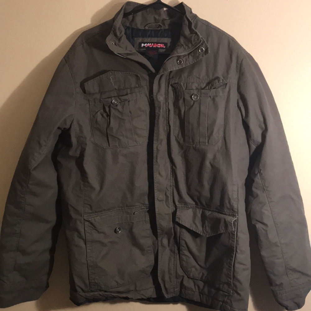Green Hawk brand coat